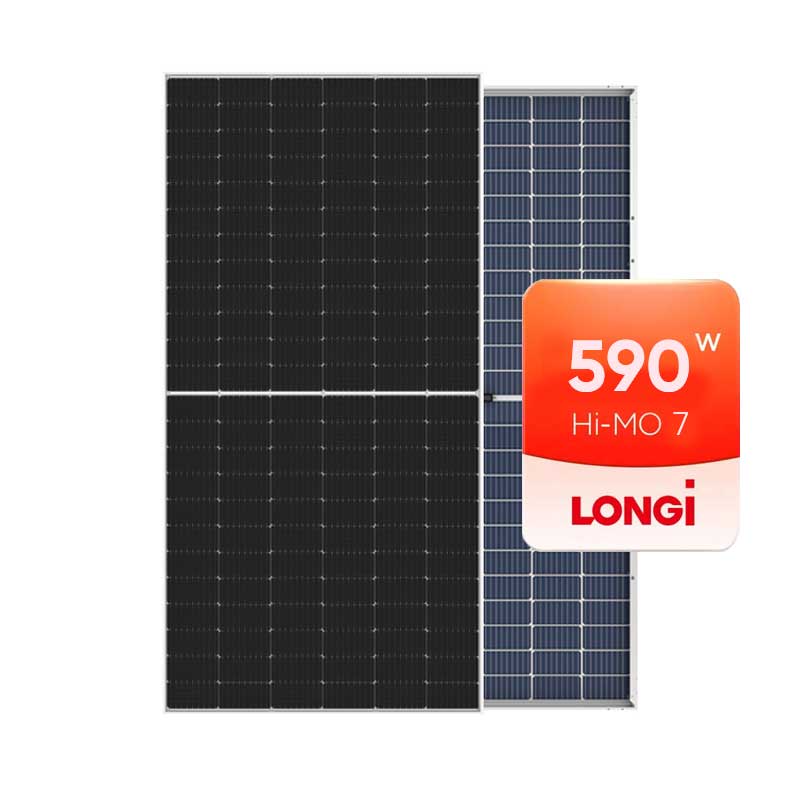 Longi Hi-MO 7 Series Tier 1 Marque 560Wp 570Wp 580Wp 590Wp 600Wp 610Wp 620Wp Panneau solaire double verre