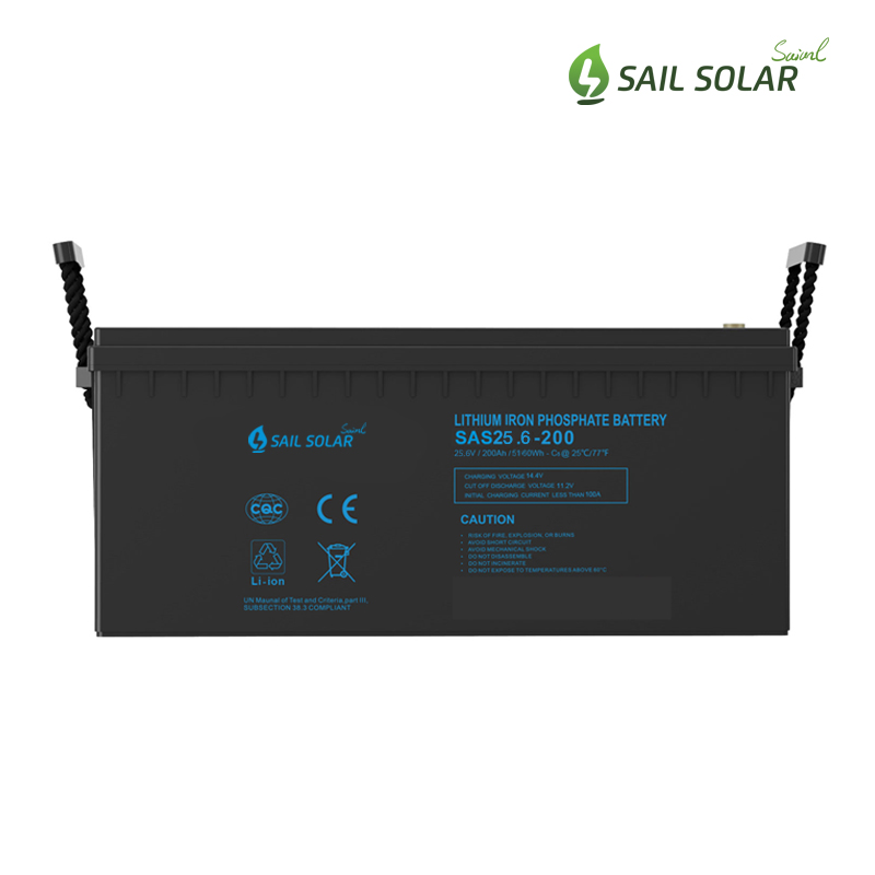 Batterie de remplacement au plomb solaire Sail, batterie au Lithium 25.6V 200Ah