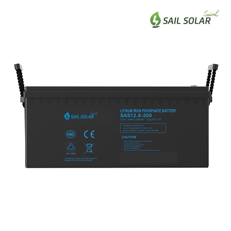 Batterie de remplacement au plomb solaire Sail, batterie au Lithium 12.8V 200Ah