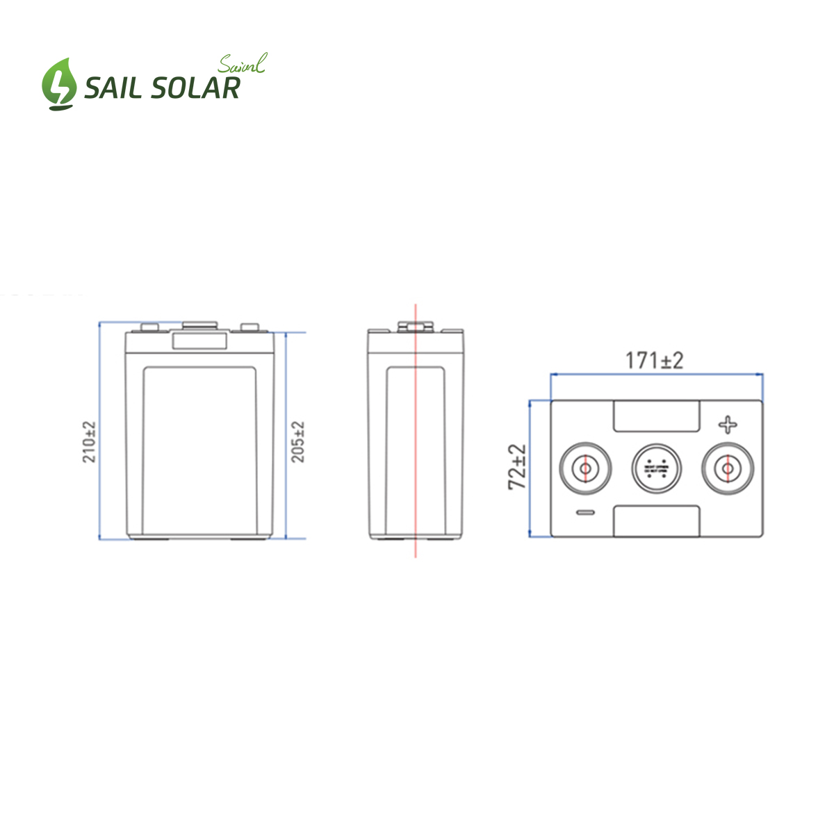 Lead Acid Gel Battery 2V 100ah 