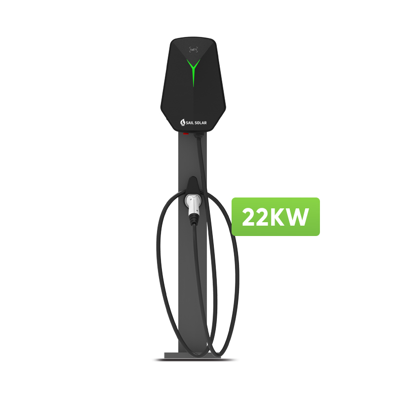 Chargeur de véhicule électrique Portable à usage domestique 22KW, Station de recharge murale au sol, boîte murale Premium pour véhicules électriques