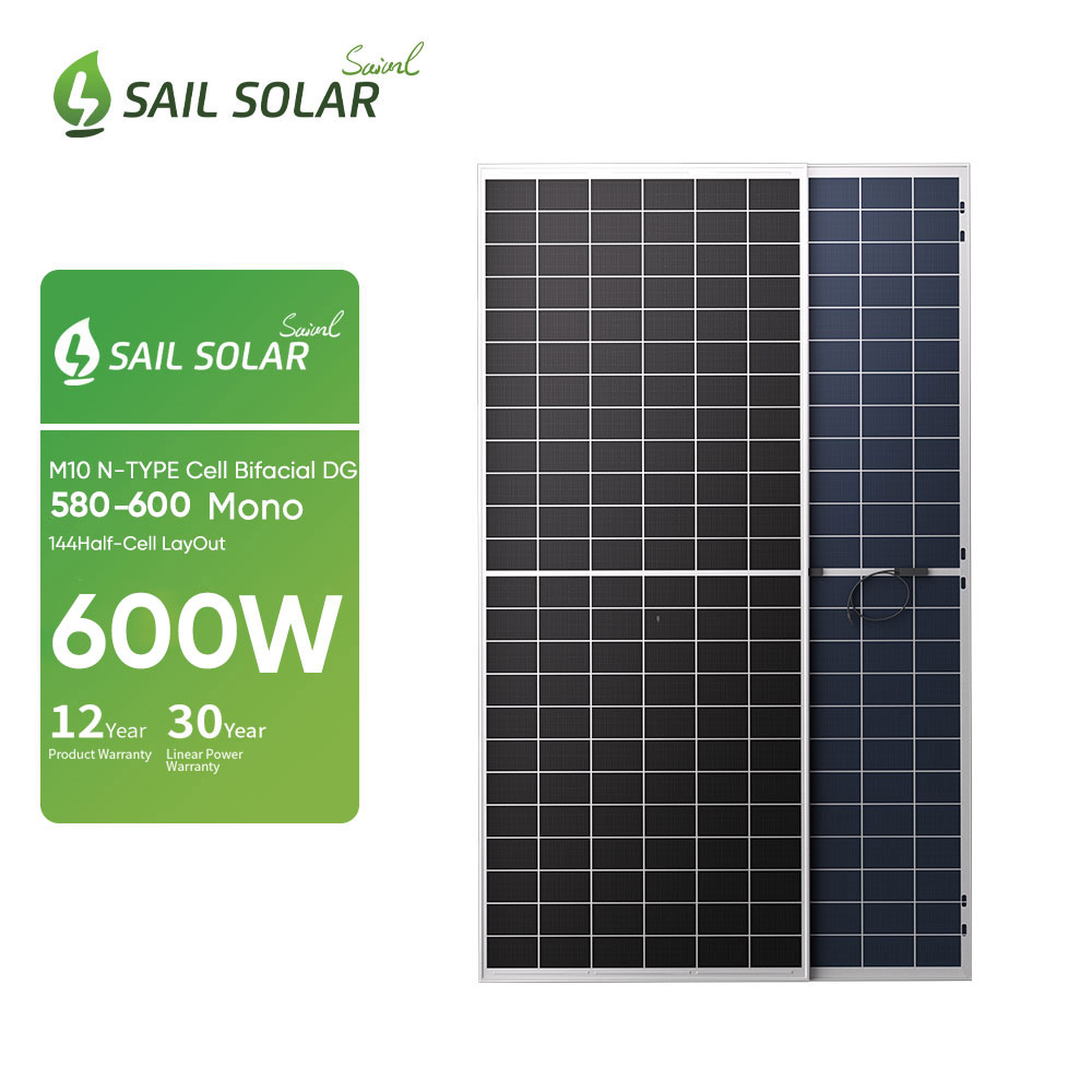 Module solaire photovoltaïque de type N Topcon HJT 560W 565W 570W 575W 580W