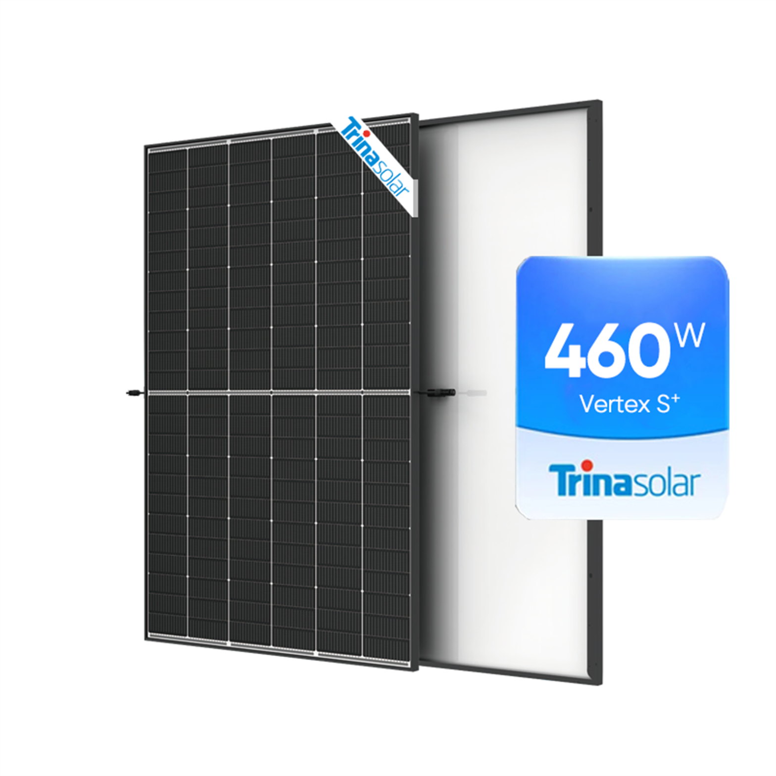 Panneau solaire Trina Tier 1 Mono Vertex S+ Series 440 Wp 445 Wp 450 Wp 455 Wp 460 Wp Cadre noir 440 Wp 445 Wp 450 Wp 455 Wp 460 Wp Module PV bifacial Module PV bifacial