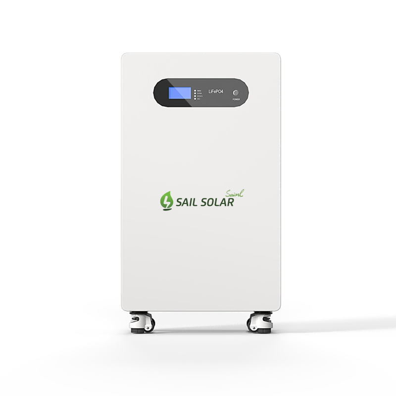 Batteries lithium-ion verticales 16 kWh Stockage d'énergie solaire